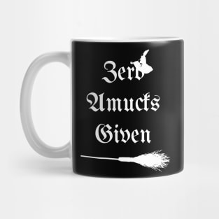 Zero Amucks Given Mug